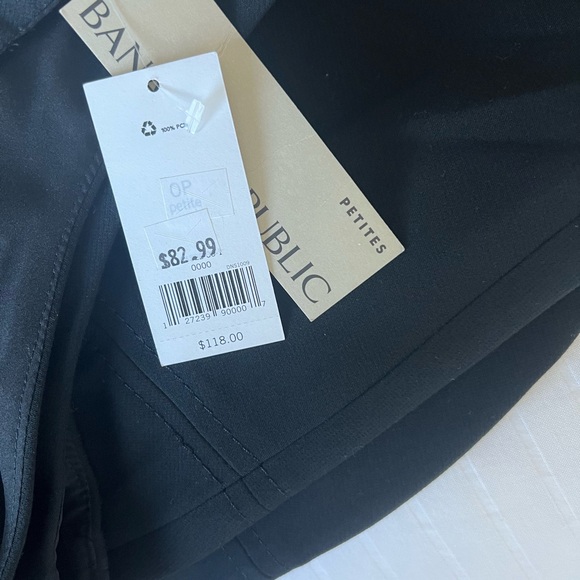 Banana Republic Black Business Casual Sleeveless Dress Size 0 (NWT) - Picture 4 of 4